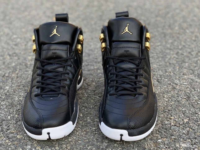 Rep Onekick 12 Black AO6068-007 'Reptile' Retro Jordan Metallic Air Gold-White 0821